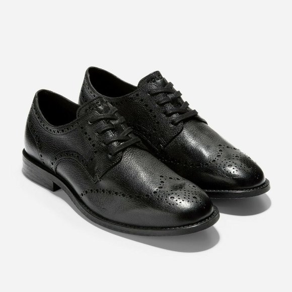 Cole Haan Men\'s FeatherCraft Grand Black Leather Oxford casual shoes 11.5M - NIB main image 6
